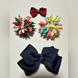 4 bows for small ones
